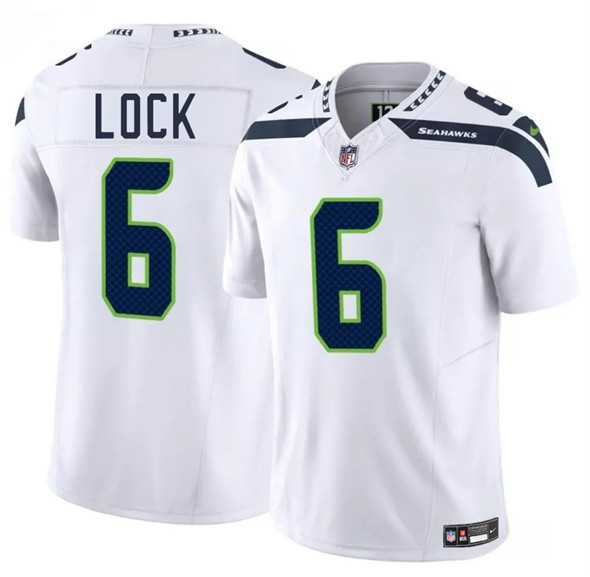 Men & Women & Youth Seattle Seahawks #6 Drew Lock White 2025 F.U.S.E. Vapor Limited Stitched Jersey,We sell and wholesale Men & Women & Youth Seattle Seahawks #6 Drew Lock White 2025 F.U.S.E. Vapor Limited Stitched Jersey on line form chian!